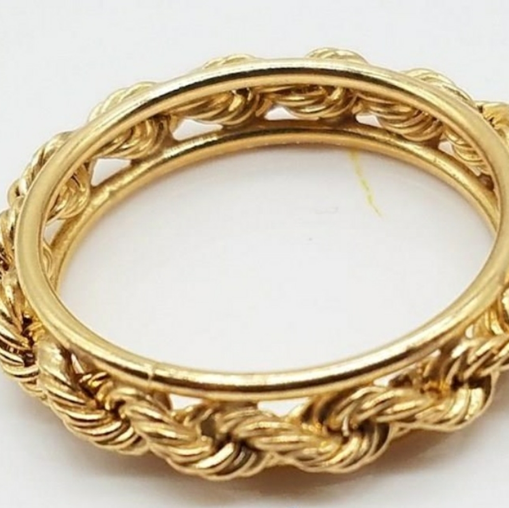 10k Gold Woven Ring